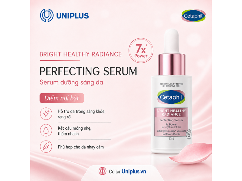Tinh chất dưỡng sáng da và làm mờ đốm nâu Cetaphil Bright Healthy Radiance Perfecting Serum 30ml 