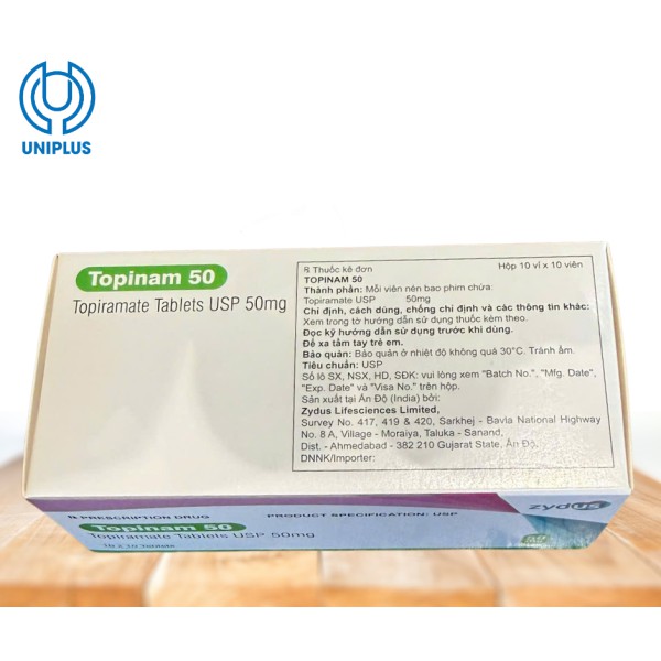 Thuốc Topinam 50mg