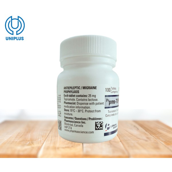 Thuốc Topiramate 25mg