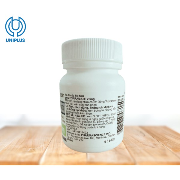 Thuốc Topiramate 25mg