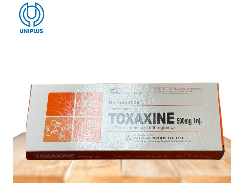 Dung dịch tiêm truyền Toxaxine 500mg Inj