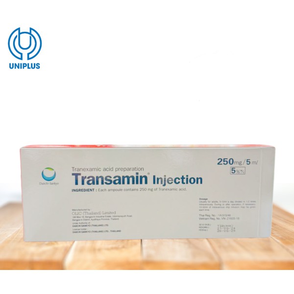 Dung dịch tiêm truyền Transamin Injection 250mg/5ml