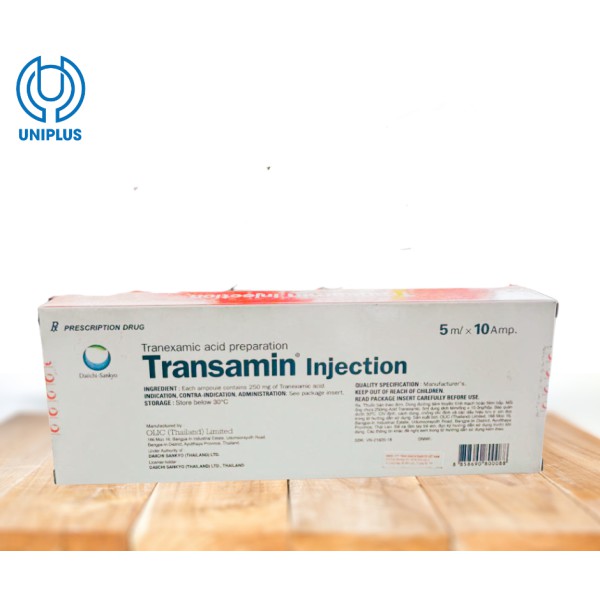 Dung dịch tiêm truyền Transamin Injection 250mg/5ml