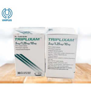 Thuốc Triplixam 5mg/1.25mg/10mg điều trị tăng huyết áp