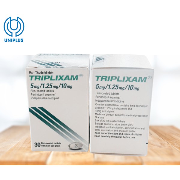 Thuốc Triplixam 5mg/1.25mg/10mg