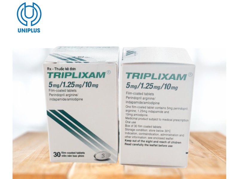 Thuốc Triplixam 5mg/1.25mg/10mg