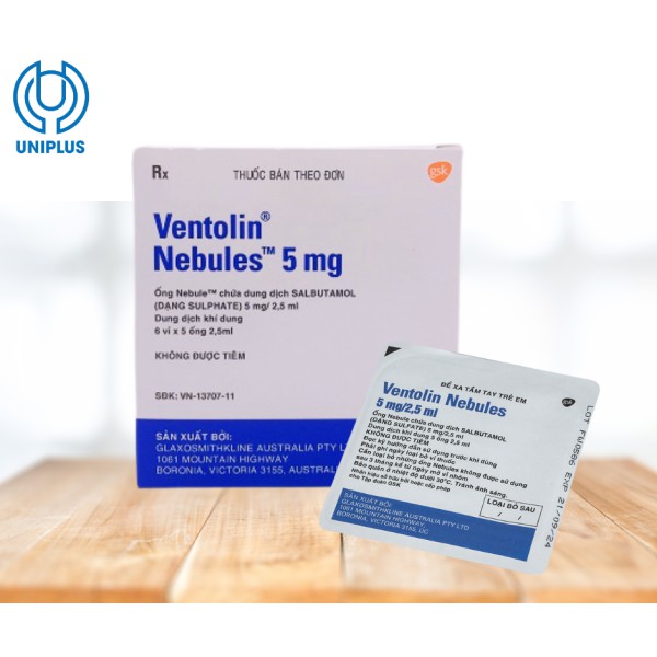 Thuốc Ventolin Nebules 5mg 