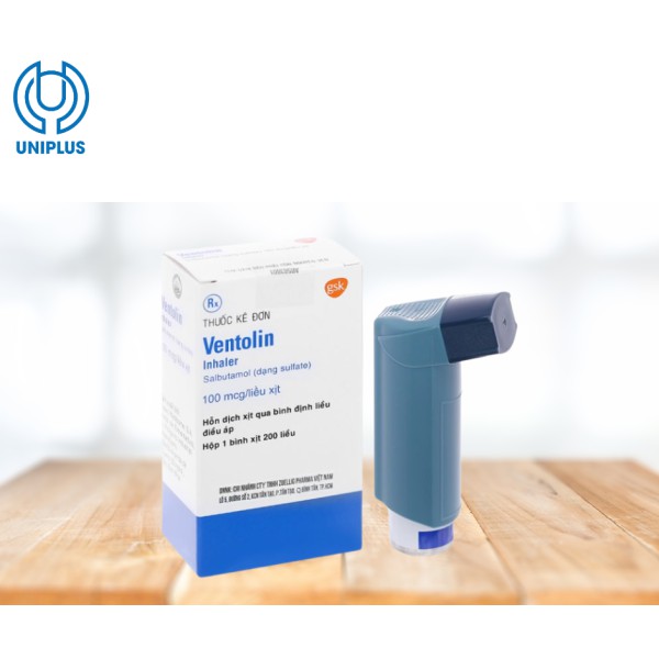 Thuốc xịt Ventolin Inhaler 100mcg/liều 