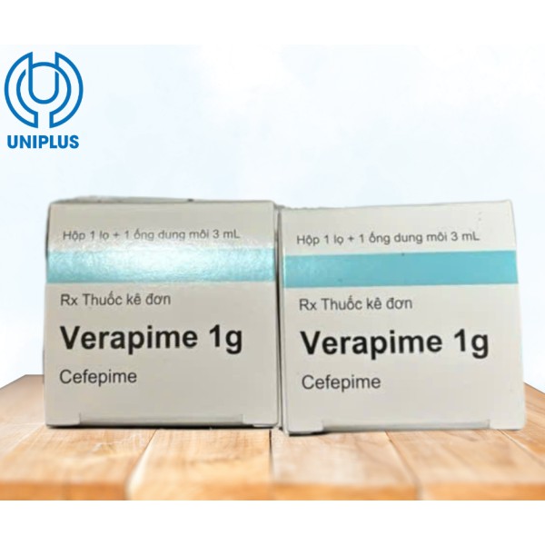 Dung dịch tiêm truyền Verapime 1g