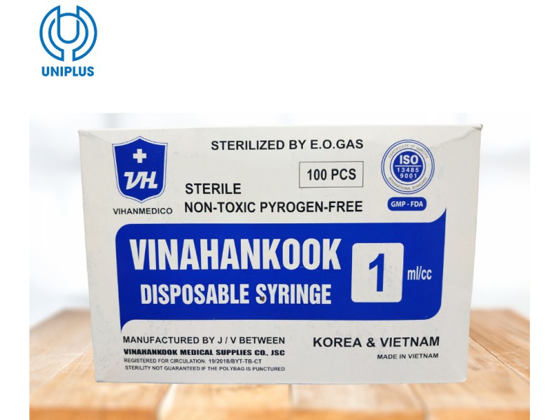 Bơm kim tiêm Vinahankook 1ml/cc