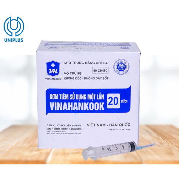 Bơm kim tiêm Vinahankook 20ml/cc