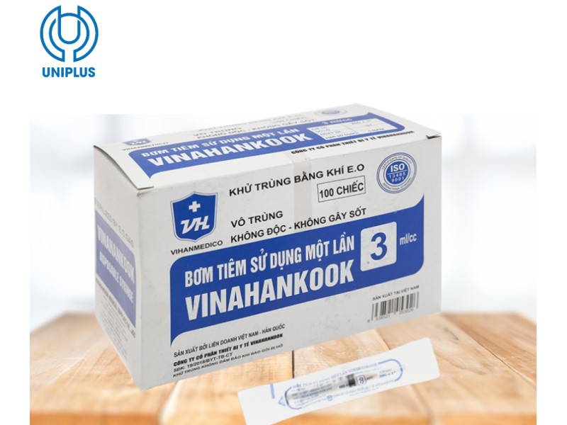 Bơm kim tiêm Vinahankook 3ml/cc