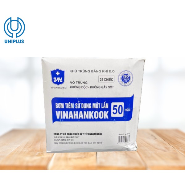 Bơm kim tiêm Vinahankook 50ml/cc