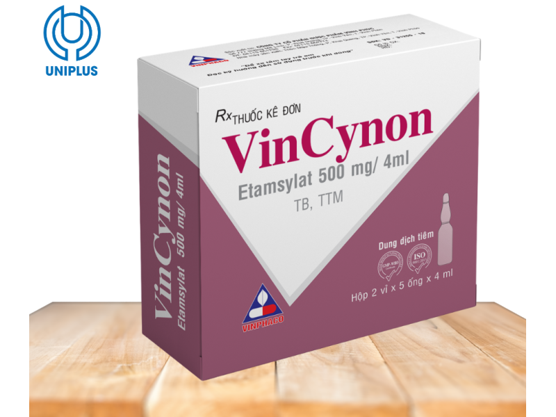 Dung dịch tiêm truyền Vincynon 500/4ml