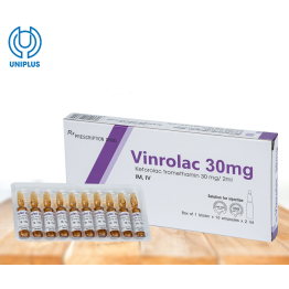 Dung dịch tiêm truyền Vinrolac 30mg/ml 