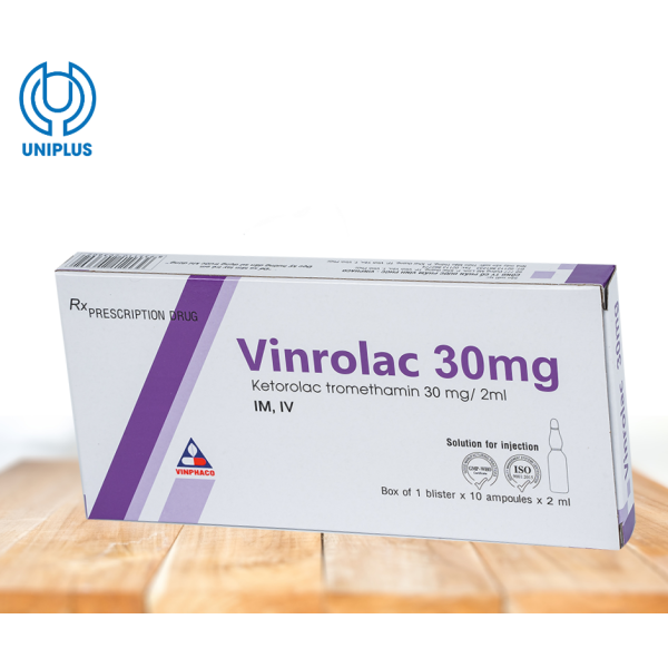 Dung dịch tiêm truyền Vinrolac 30mg/ml 