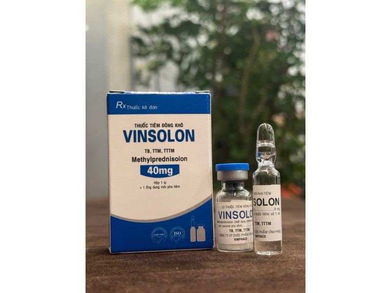 Dung dịch tiêm truyền Vinsolon 40mg 