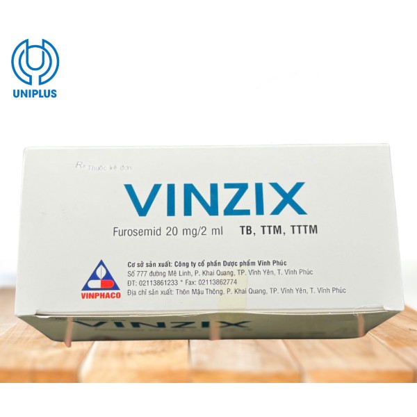 Dung dịch tiêm truyền Vinzix 20mg/2ml