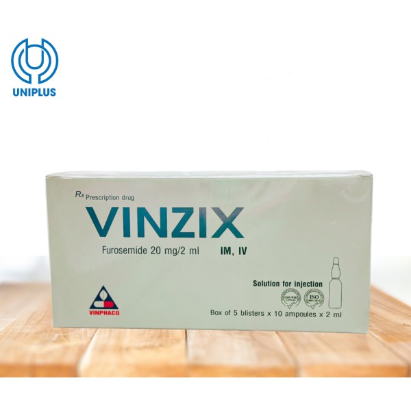 Dung dịch tiêm truyền Vinzix 20mg/2ml