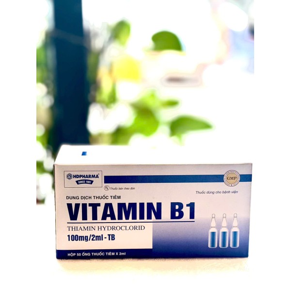 Dung dịch tiêm truyền Vitamin B1 100mg (50 ống/hộp) HDPHARMA 