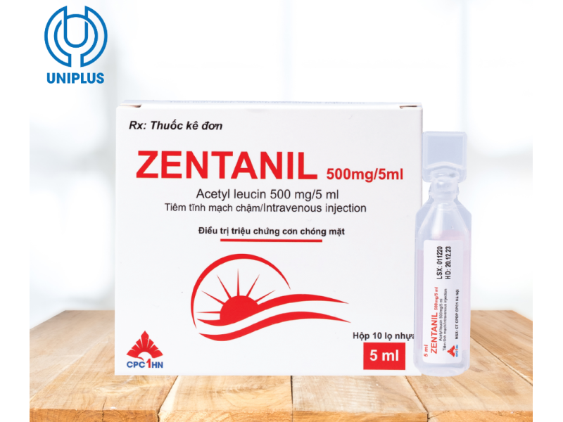 Dung dịch tiêm Zentanil 500mg/5ml 