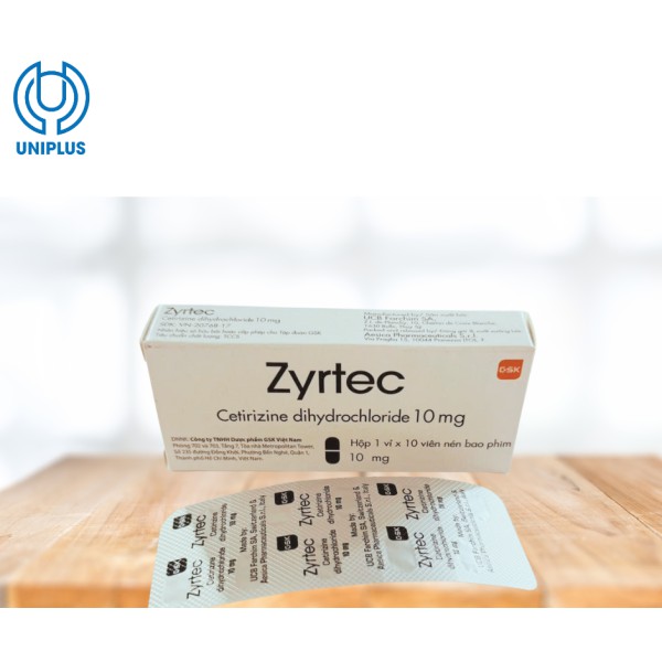 Thuốc Zyrtec 10mg 